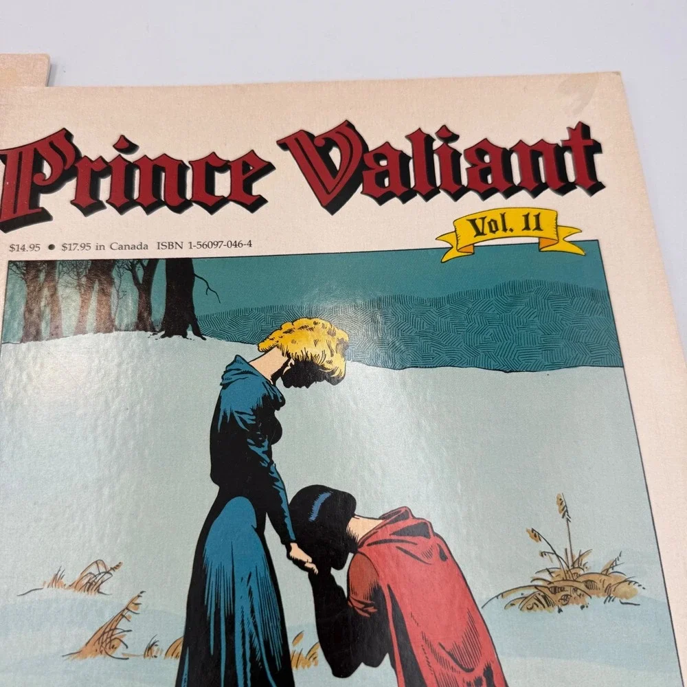 Prince Valiant Vol 10 11 Hal Foster Fantagraphics Books Aleta Intrigues Camelot